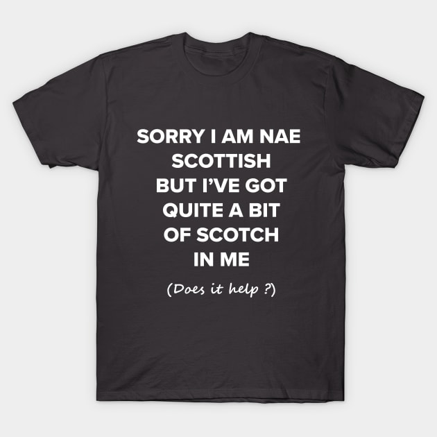 Scottish humour t shirts top